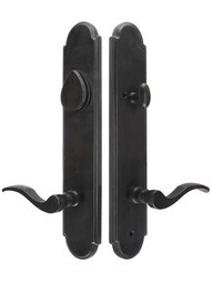 Solid Bronze Arched Entry Set with Chester Levers.